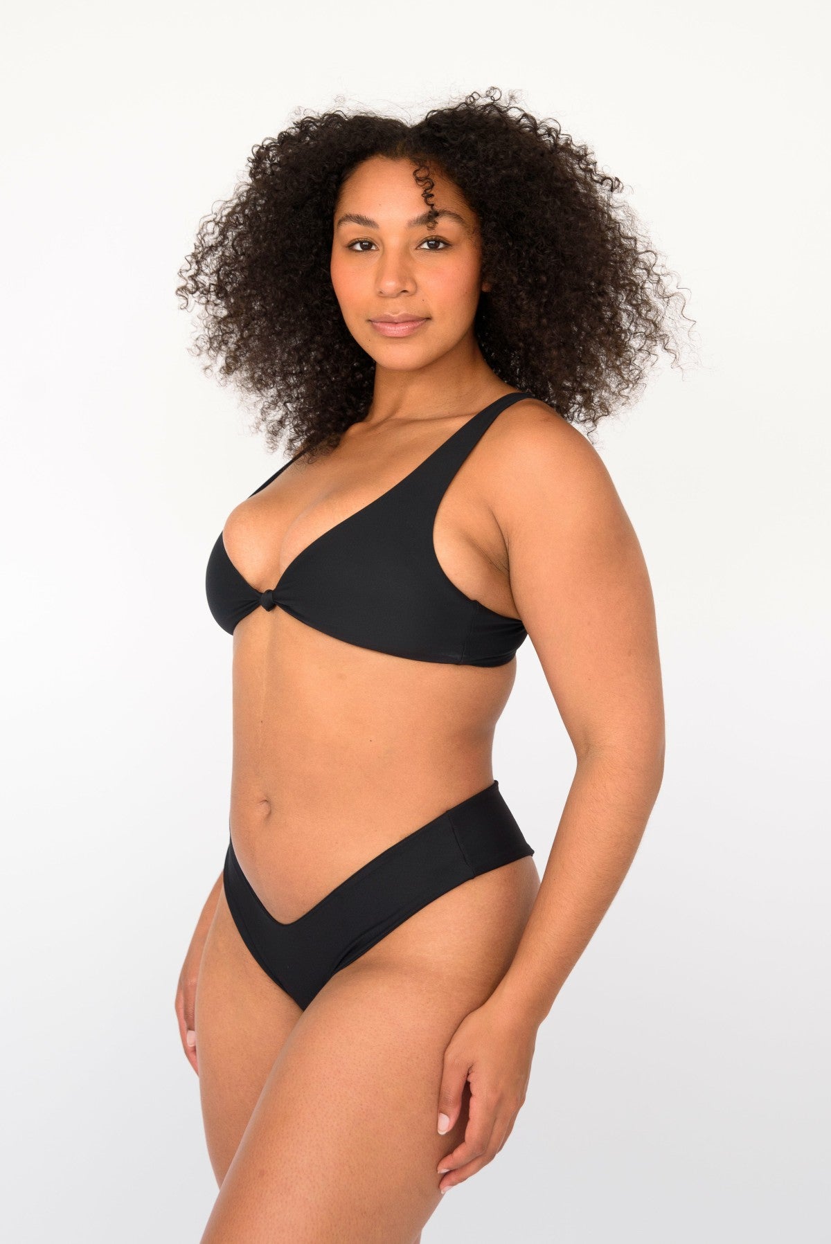 Skatie Mandi Bikini Bottom in Black - Swim