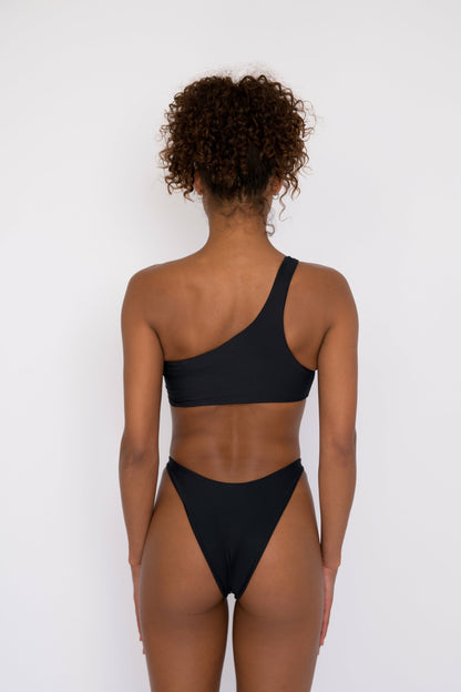Skatie Ellis Bikini Top in Black - Swim