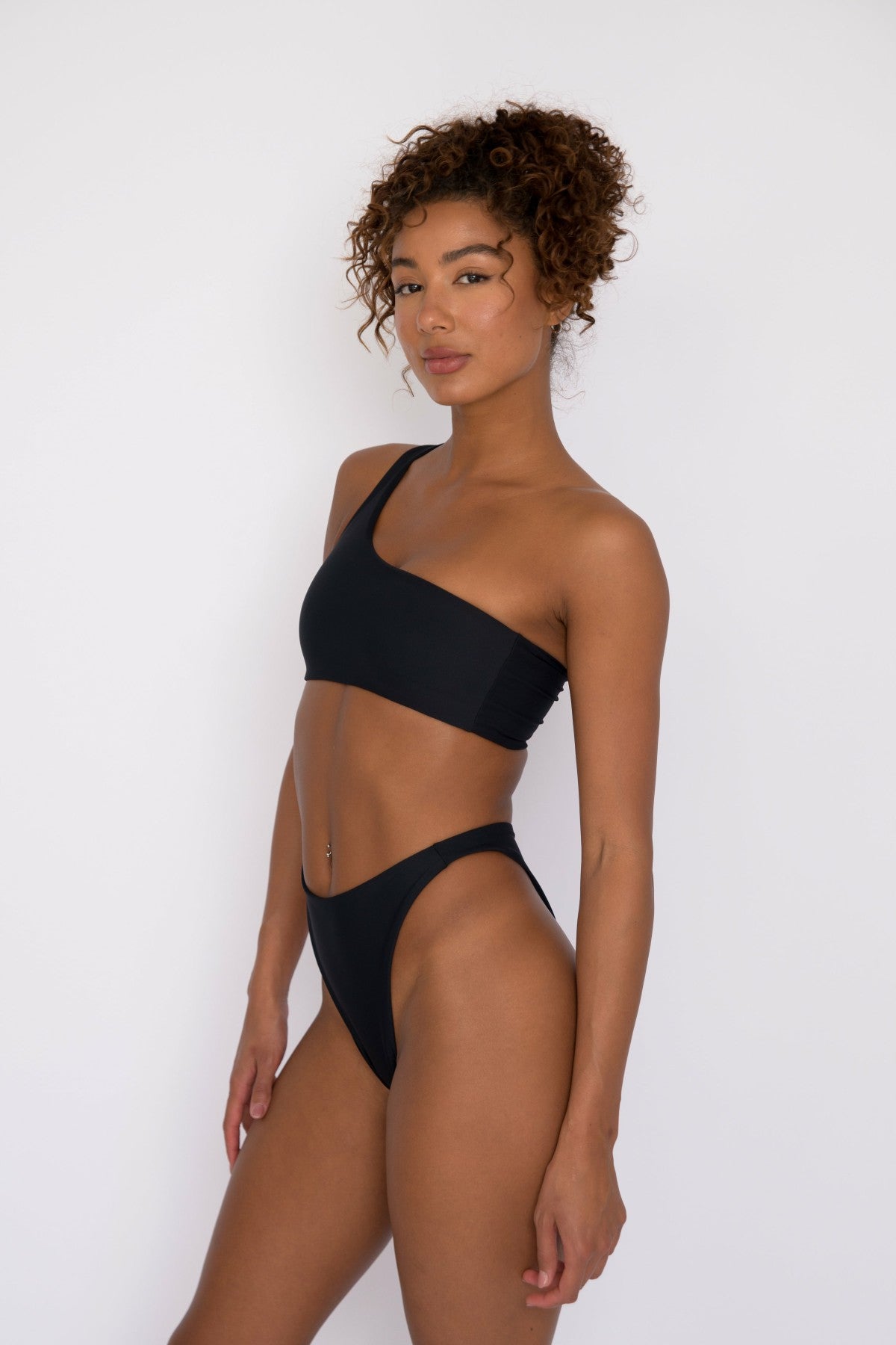 Skatie Ellis Bikini Top in Black - Swim