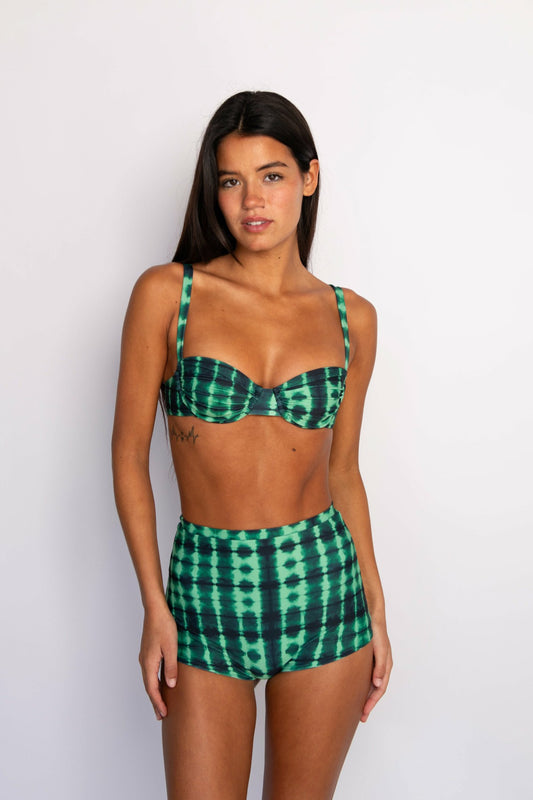 Skatie Asha Bikini Top in Reggae - Swim
