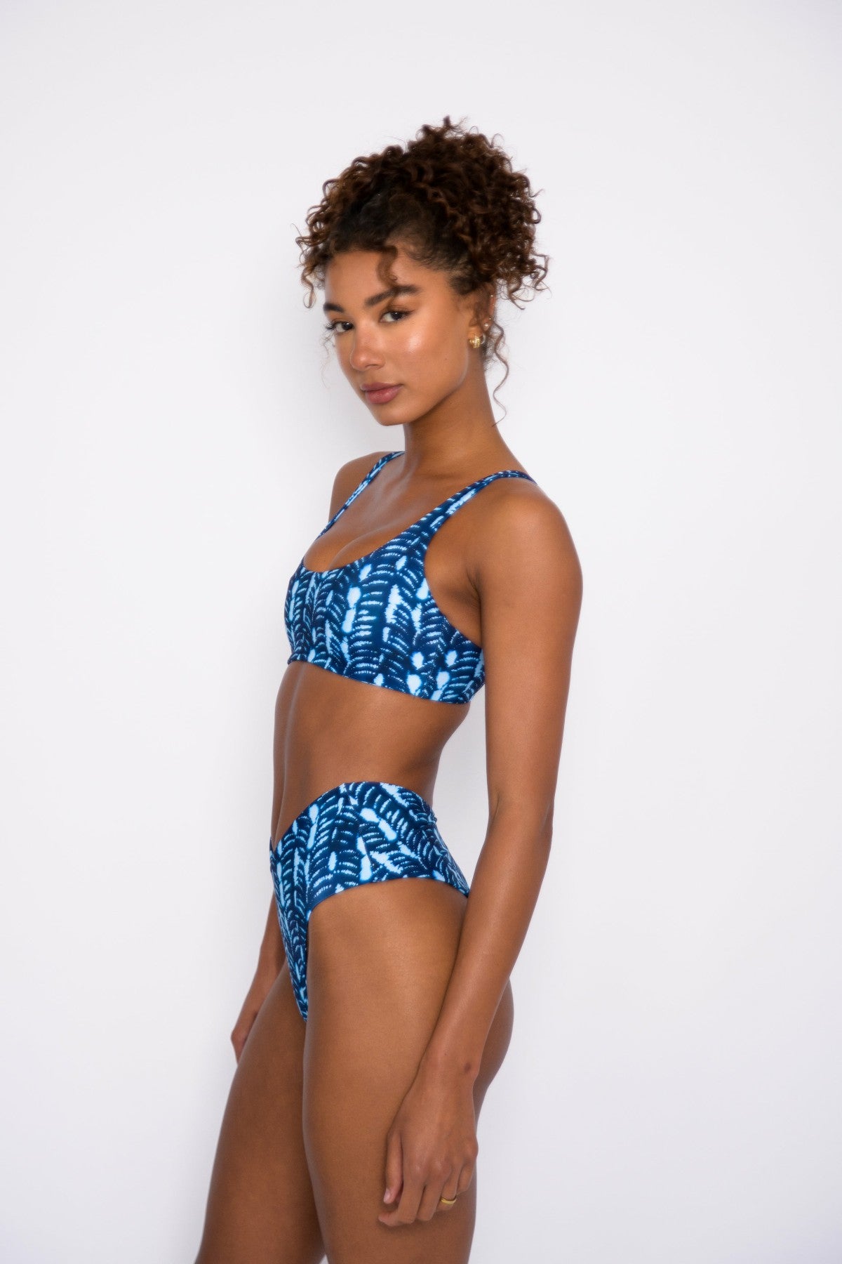 Skatie Mya Bikini Top in Azul - Swim