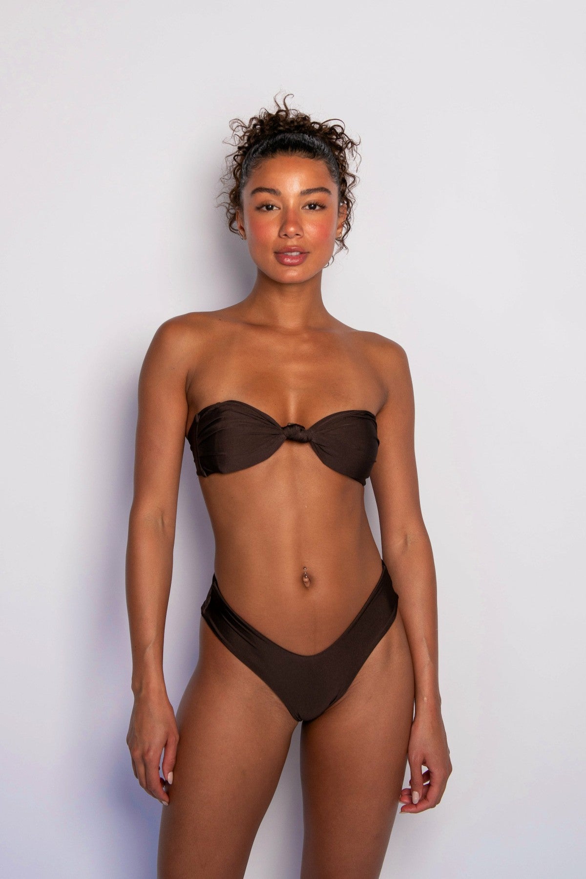 Skatie Lyndi Top in Toasted - Swim