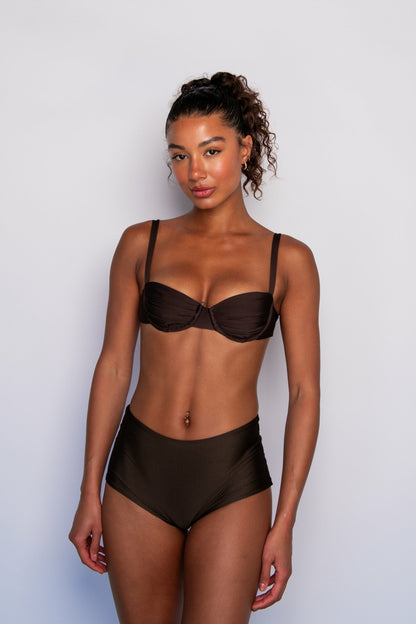 Skatie Asha Top in Toasted - Swim
