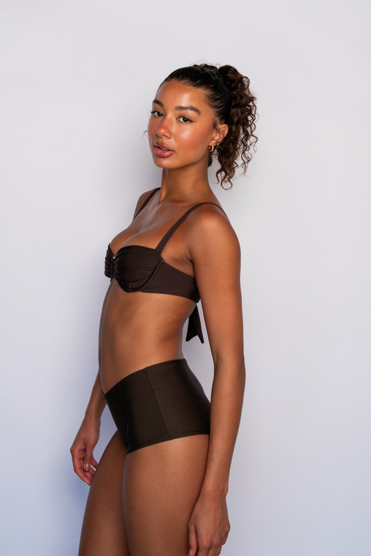 Skatie Asha Top in Toasted - Swim